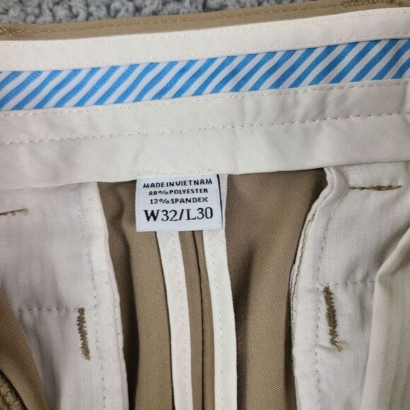 FootJoy FJ Performance Athletic Fit Golf Pants Golfing Mens Sz 32 X 30 Tan Beige - Picture 5 of 7